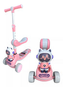 Monopatín 2 en 1 con silla, luces LED y Sonidos