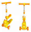 Monopatín 2 en 1 con silla, luces LED y Sonidos