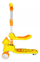 Monopatín 2 en 1 con silla, luces LED y Sonidos