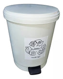 Papelera de 10 Litros Redonda con Pedal Recovery