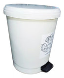Papelera de 10 Litros Redonda con Pedal Recovery