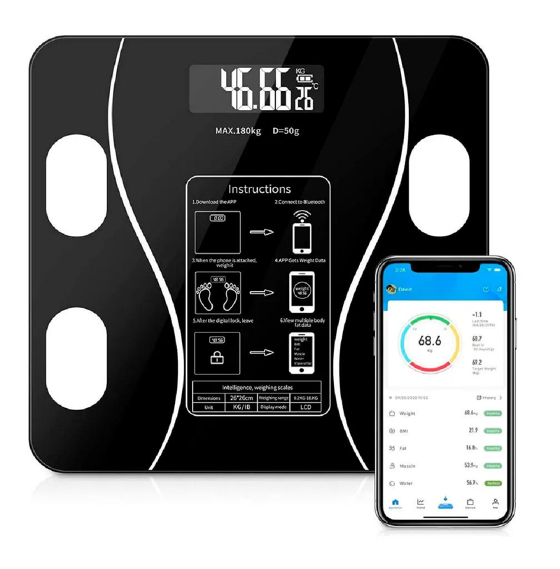 Balanza Digital Inteligente Scale Con Conexión Bluetooth