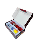 Brazo robótico Iron Man Lanzador de Dardos + Esferas de hidrogel