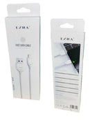 Cable Usb iPhone 1 Metro Ezra Extra Grueso Febo Color Blanco