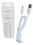 Cable Usb iPhone 1 Metro Ezra Extra Grueso Febo Color Blanco