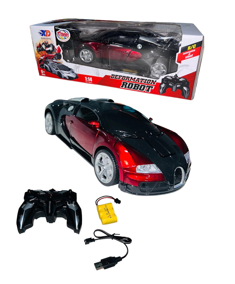 Carro Transformers Bugatti Nightwave a control remoto