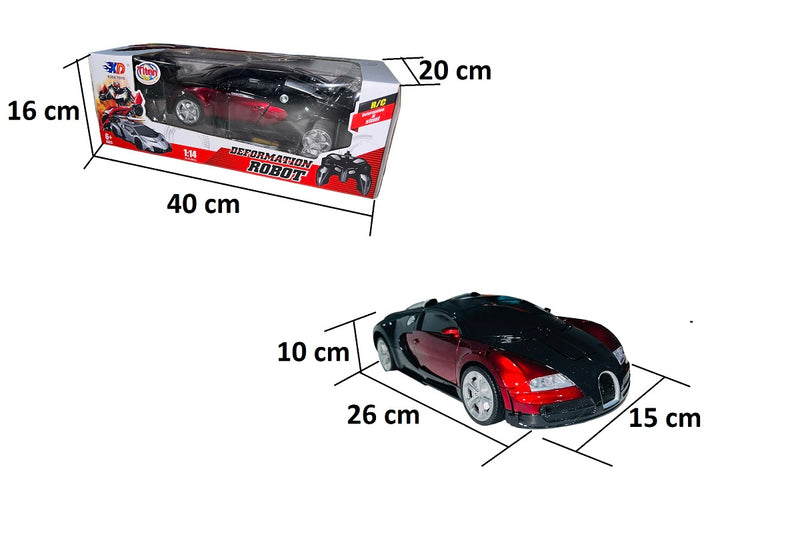 Carro Transformers Bugatti Nightwave a control remoto