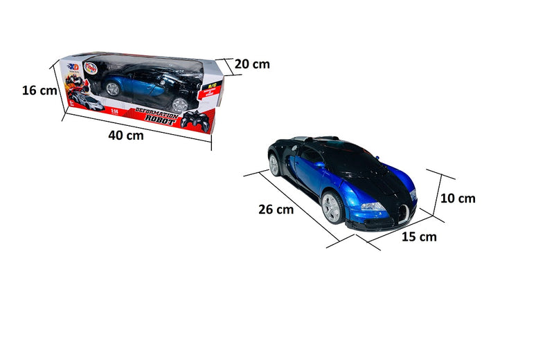 Carro Transformers Bugatti Nightwave a control remoto