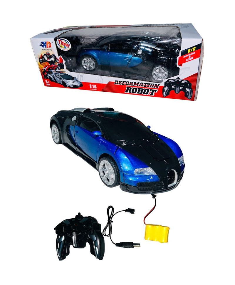 Carro Transformers Bugatti Nightwave a control remoto