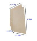 Carpeta Dos Tapas En Yute Con Refuerzo En Papel X 50 Uds