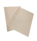 Carpeta Dos Tapas En Yute Con Refuerzo En Papel X100 Uds