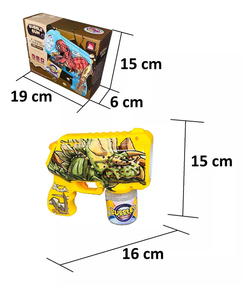 Burbujero eléctrico con diseño de dinosaurios