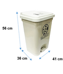 Papelera de 35 Litros con Pedal Luxury