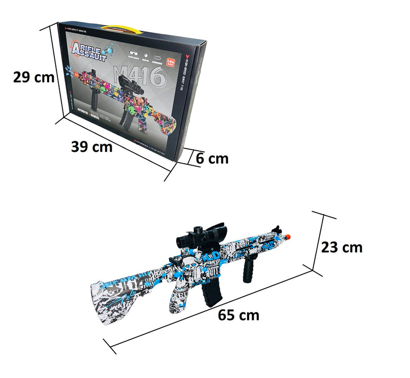 Carabina M-416 de juguete Municiones de hidrogel Recargable Tipo COD