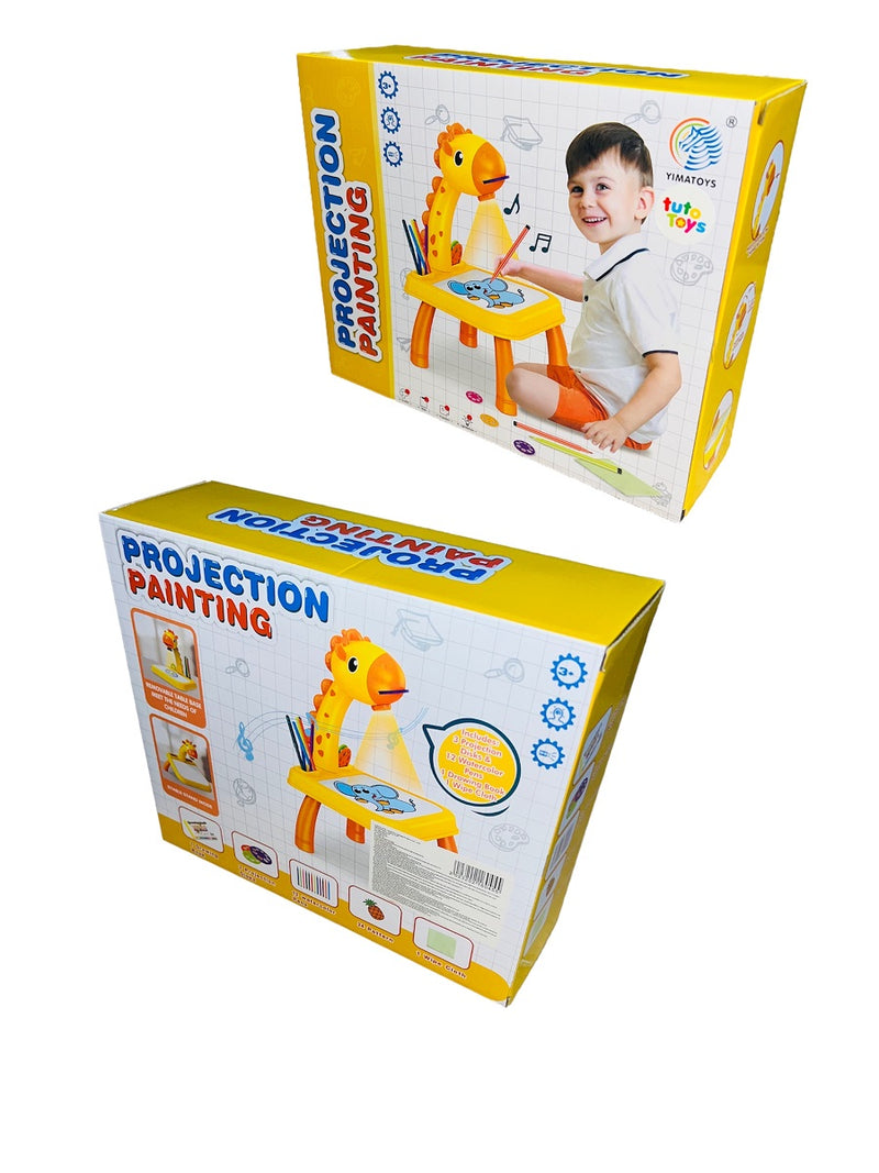 Mesa De Dibujo Con Proyector Tablero Para Niños De Juguete