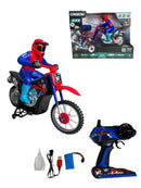 Moto A Control Remoto Con Humo Y Giros 360° Recargable