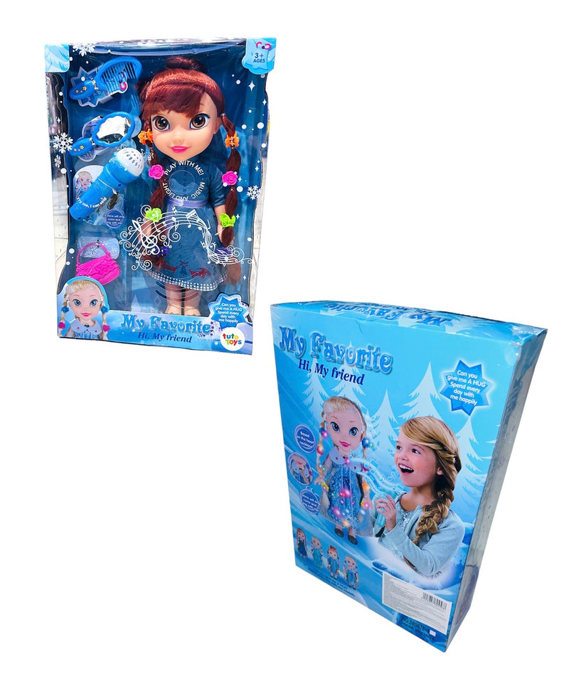 Muñeca Frozen Ana con Luces y Sonido