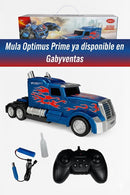 Mula Optimus Transformers Con Humo Y Control Remoto
