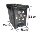 Papelera de 15 Litros con Pedal Recovery