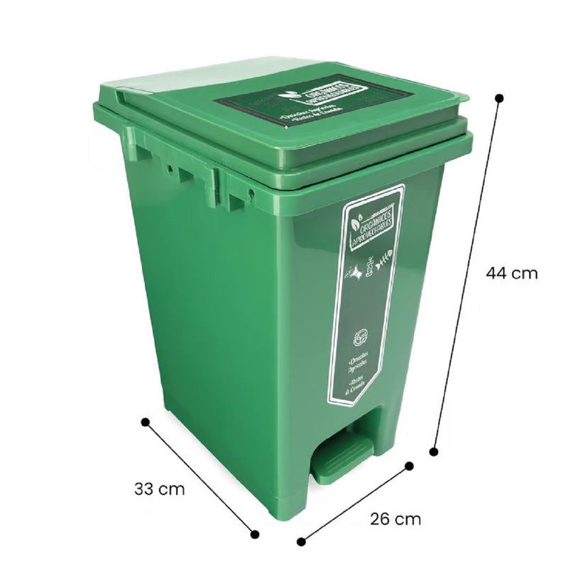 Dúo Caneca Luxury de 20 Litros con Pedal