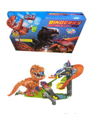 Pista Dinosaurio T Rex + 1 Carro y Accesorios