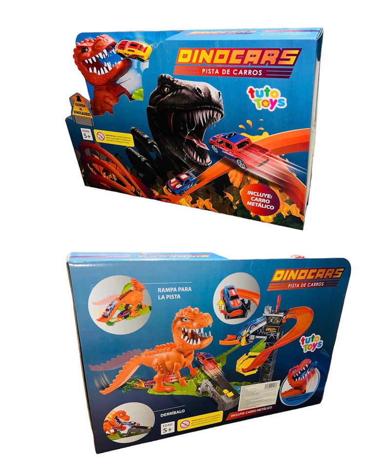 Pista De Carros Dinocars T Rex Veloz+ 1 Carro