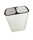 Papelera de 20 Litros Doble Sistema Push en Tapa Luxury