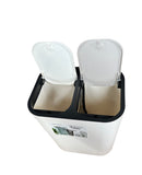 Papelera de 20 Litros Doble Sistema Push en Tapa Luxury