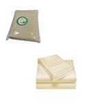 Juego De Sábanas King Unicolor Tipo Hotelera 200 Hilos