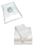 Juego De Sábanas King Unicolor Tipo Hotelera 200 Hilos