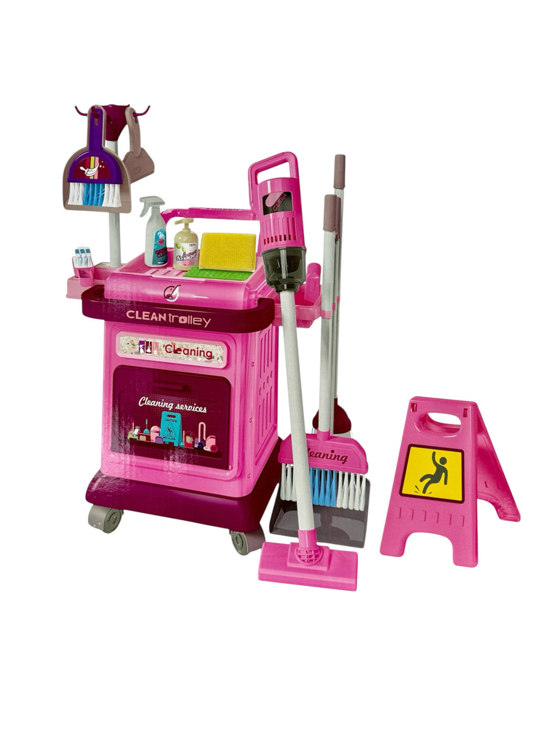Set De Limpieza Infantil 40 Piezas Con Aspiradora Funcional