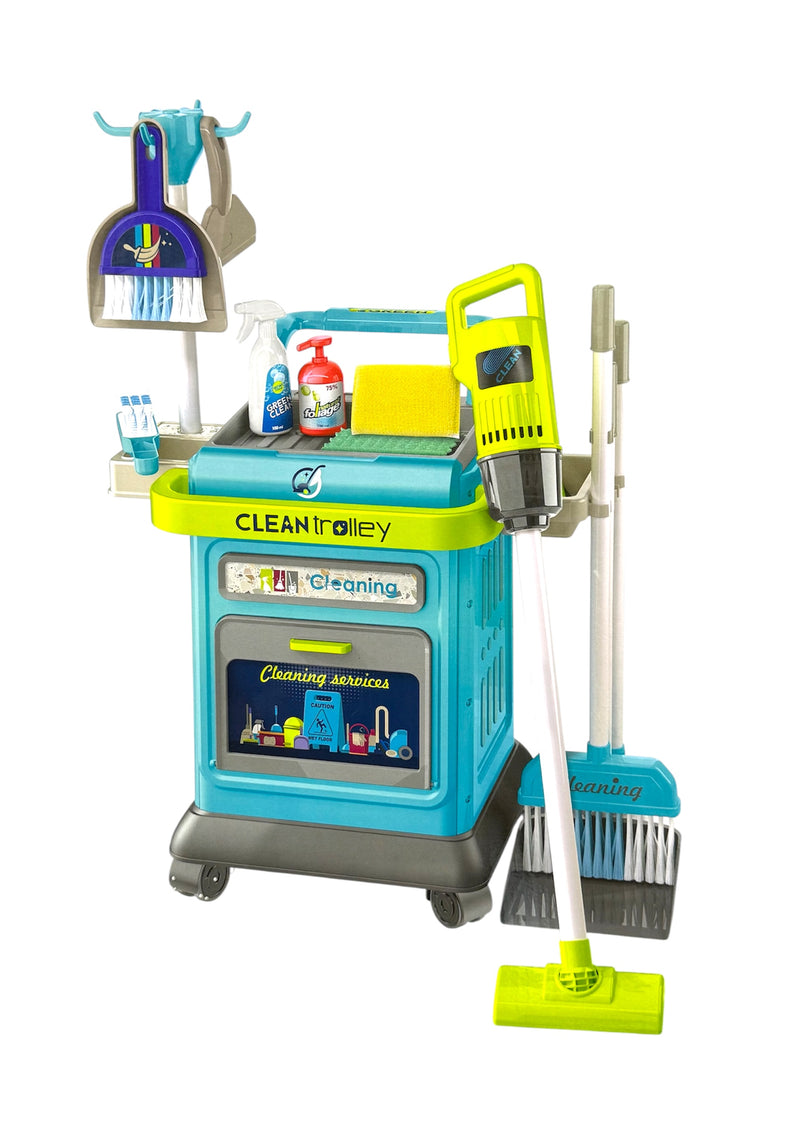 Set De Limpieza Infantil 40 Piezas Con Aspiradora Funcional