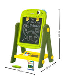 Tablero 2 En 1 Color Didáctico Magnético Para Niños