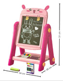 Tablero 2 En 1 Color Didáctico Magnético Para Niñas.