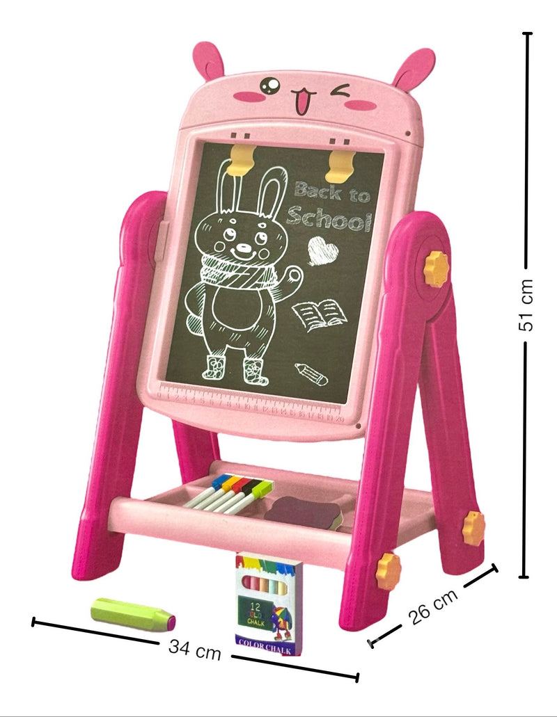 Tablero 2 En 1 Color Didáctico Magnético Para Niñas.