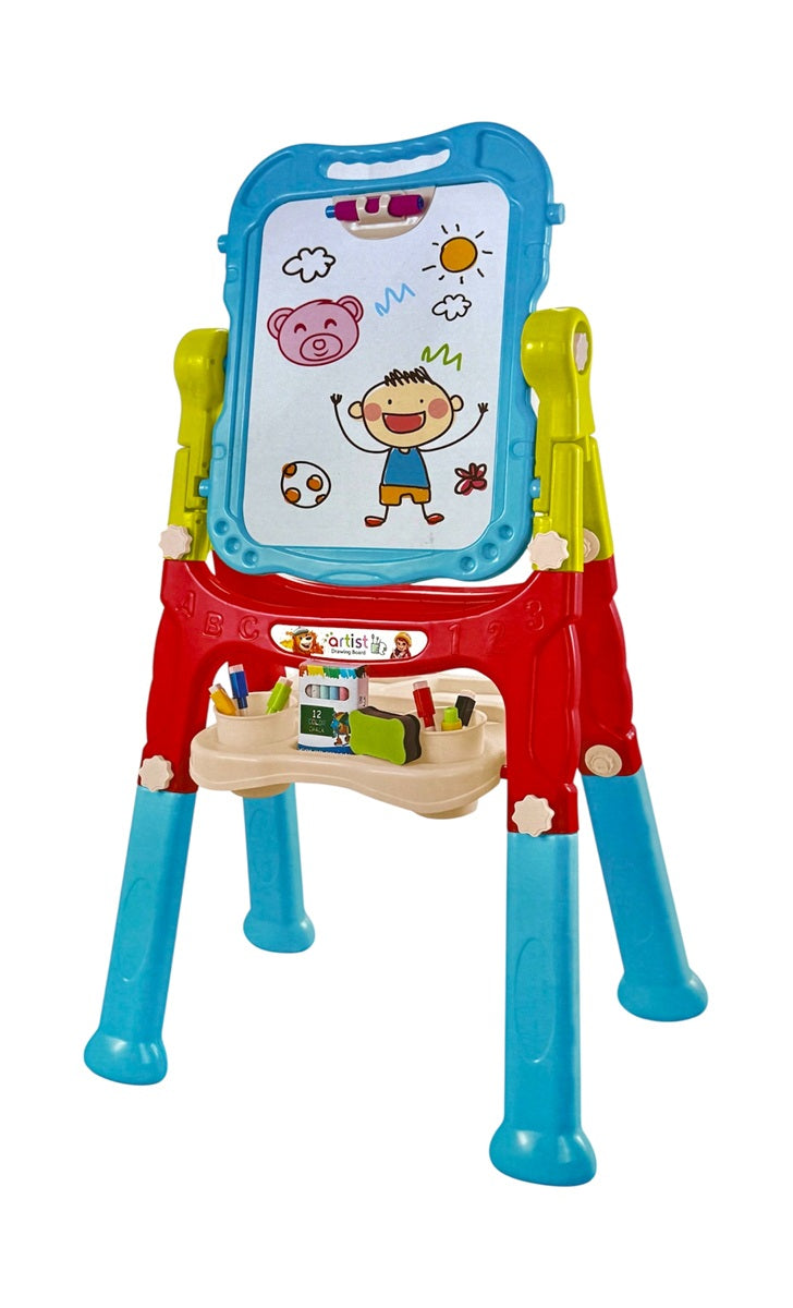 Tablero 2 En 1 Niños Dibuja A Color Y Tiza Magnético