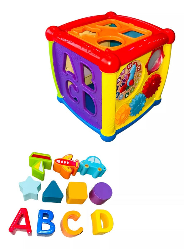 Cubo didáctico musical para bebés