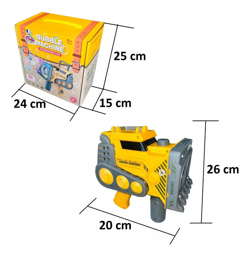 Burbujero eléctrico con diseño de máquina de construcción