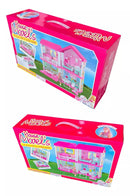 Casa de Muñecas de 114 Piezas y Muñeca Incluida