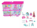 Casa de Muñecas de 114 Piezas y Muñeca Incluida