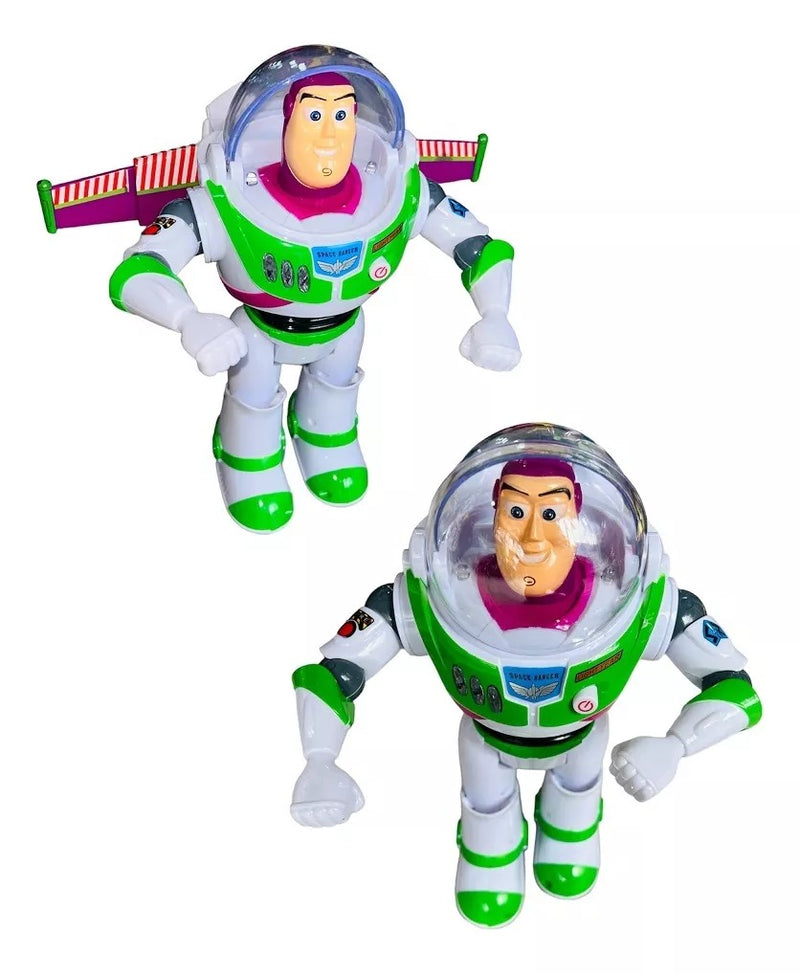 Figura de Buzz Ligthyear de pilas con movimiento, luces y sonidos.