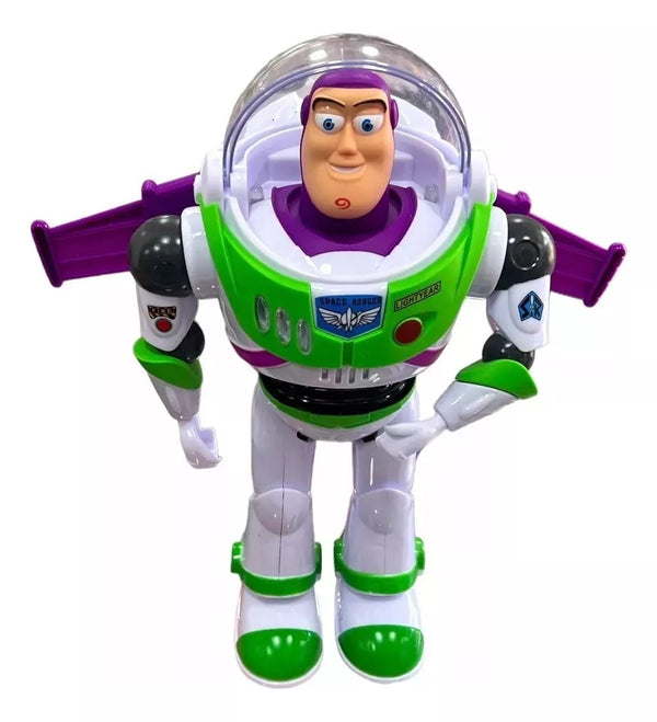 Figura de Buzz Ligthyear de pilas con movimiento, luces y sonidos.