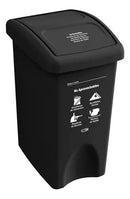 Dúo de Papeleras Estra de 35 Litros Tapa Vaivén