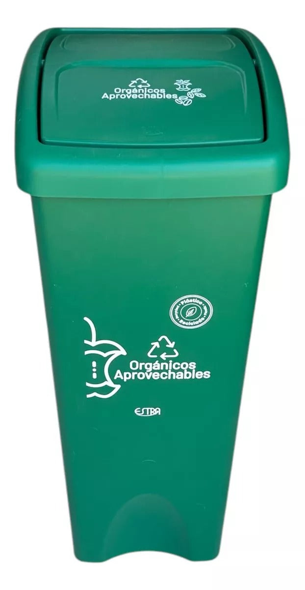 Papelera Estra de 35 Litros Tapa Vaivén