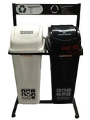 Punto ecológico 2 puestos con vaiven Capacidad 35 Litros RIMOPLAST