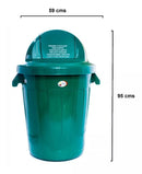 Punto ecológico 3 puestos con vaiven Capacidad de 120 litros COLPLAST