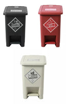 Trio de Papeleras de 8 Litros con Pedal Luxury