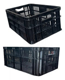 Canastilla Plástica Industrial Nueva Carullera X 3 Unidades (60cmX40cmX25cm)