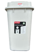 Punto ecológico de 3 puestos con vaivén Capacidad de 40 litros PLASTIRED