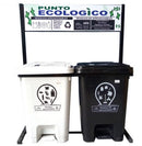 Punto ecológico 2 puestos con Pedal Capacidad 35 Litros LUXURY